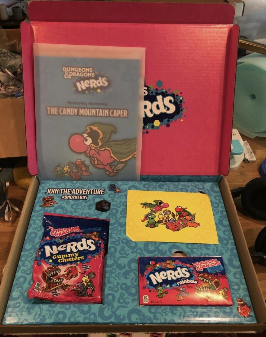 NERDS Dungeons & Dragons Promo Box